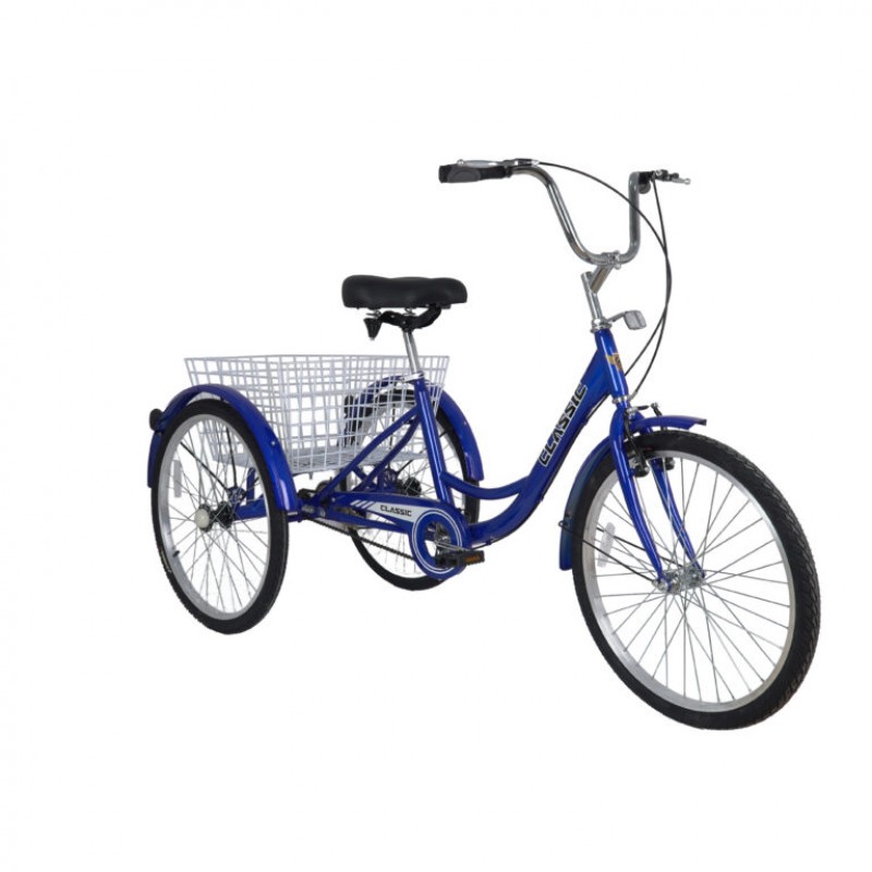 Buy Classic Adult Tricycle 24 Inch Blue Online For Kids   MYTS 2323 BL (1) 800x800 